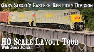 Gary Siegel's L&N Eastern Kentucky Division HO Scale Layout Tour With Bruce Morden