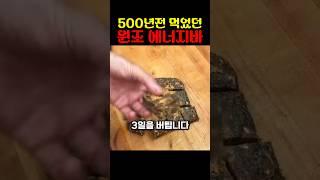 500년전 먹었던 원조 에너지바