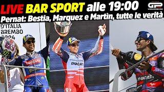 LIVE Bar Sport alle 19:00 - Pernat: Bestia, Marquez e Martìn, tutte le verità