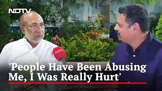 Chief Minister N Biren Singh Speaks To NDTV On Manipur Unrest, Way Ahead