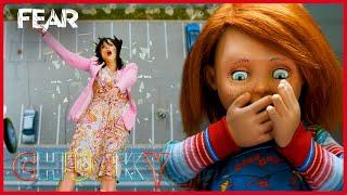 Chucky Pushes Bree Out The Window | Chucky (Season One) | Fear