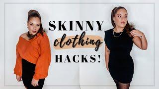 HOW TO MAKE YOURSELF LOOK THINNER WITH CLOTHING! | Simple & Easy CLOTHING hacks!