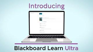 Introducing Blackboard Ultra