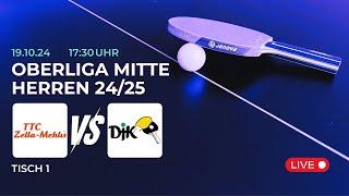 TTC Zella-Mehlis vs. DJK Biederitz | Tischtennis Saison 24/25 - Tisch 1