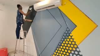 3D wall painting design for making tape