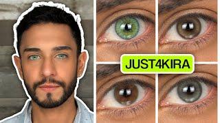 BEAUTIFUL Contact Lenses!! | JUST4KIRA REVIEW 