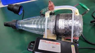 DIY powerful cordless Air duster using vacuum cleaner mop BLDC motor