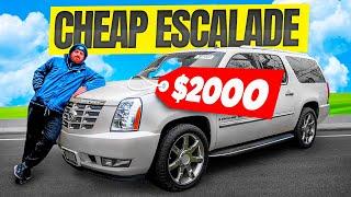 I Bought this ESCALADE Sight Unseen and it Actually RUNS AND DRIVES!