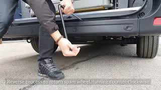 Renault Master Spare Wheel Removal