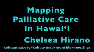 Mapping Palliative Care in the State of Hawaii