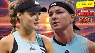 Anna Kalinskaya vs Karolina Muchova Highlights | Ningbo Open 2024