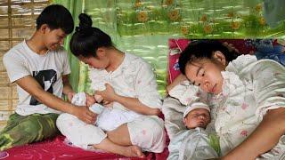 Cham Is Healthier After Giving Birth Small Family Is Happy After Baby Is Born