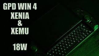 GPD Win 4 Эмуляторы Xbox original, Xbox 360 (Xemu,Xenia)