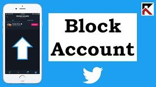 How To Block Accounts On Twitter App