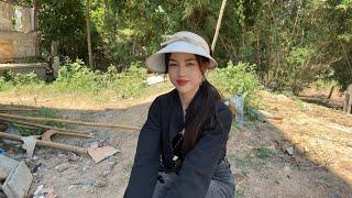 准备带着老挝姑娘阿兰去中国玩一趟，把房子的事情安排好 #老挝美女 #老挝建房 #老挝