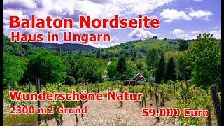 59.000 EURO HAUS UNGARN BALATON WEST NORDSEITE IN SCHÖNSTER NATUR