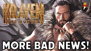 MORE BAD NEWS For Kraven The Hunter   Is Sony Giving Up?