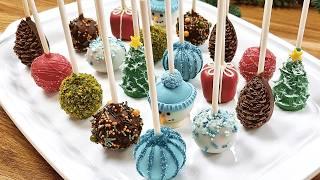 How to make Christmas Cake popsSimple Cake Pops Decorations Recipe