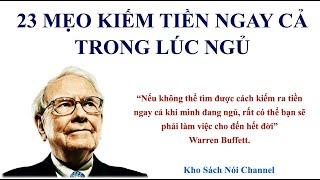 Kho Sách Nói Channel | 23 Mẹo Kiếm Tiền Ngay Cả Trong Lúc Ngủ