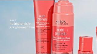 Multi-Tasking Hair Styling with Nutriplenish Styling Treatment Foam | Aveda