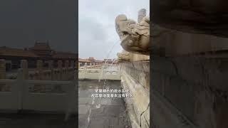 不服不行！故宫再现“九龙吐水”…古人的智慧 #北京  #故宫