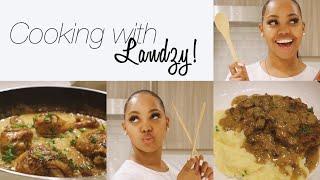 COOKING WITH LANDZY! | YUMMY CREAMY CHICKEN AND MASH RECIPE | LANDZY GAMA