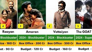 Top 20 Highest Grossing Tamil Movies of 2024 