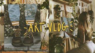 ART VLOG / Día inspirador de Skechbook al aire libre y pintura realista a óleo