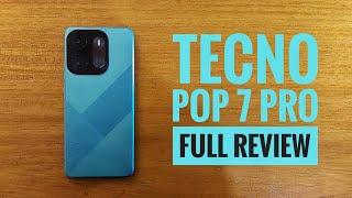 Tecno pop 7 pro full review with pros and cons.