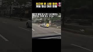 최근에 본 사람 중에 제일 정신 머리 없음