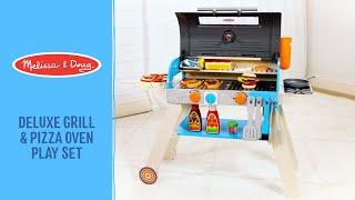 Melissa & Doug Deluxe Grill & Pizza Oven Play Set