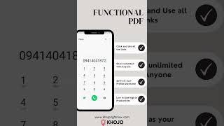 Khojo Right Now Smart AI Profile Functional PDF Feature