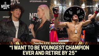 Raul Rosas Jr on being the first winner at #UFC306 inside the Sphere and early retirement 