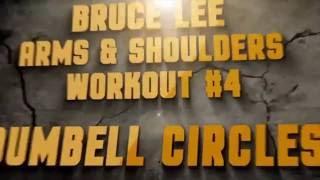 Real Bruce Lee Arms Shoulder Workout 4  Dumbbell Circles