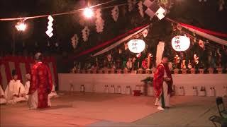 比木神社　神事　一番神楽(比木神楽)