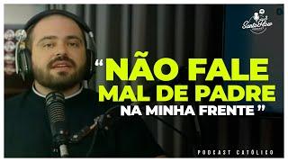 PADRE RONNEY NAO ADMITE QUEM FALA MAL DE PADRE | Cortes SantoFlow Podcast | Padre Ronney