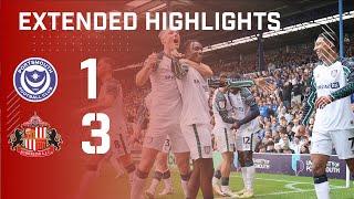 Extended Highlights | Portsmouth FC 1 - 3 Sunderland AFC