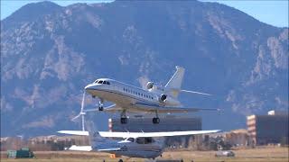 Dassault Falcon 900EX - Engine Start, Taxi and Takeoff - KBJC