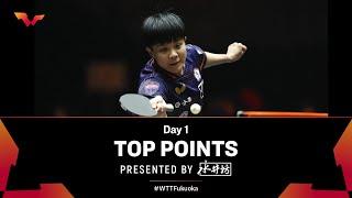 Top Points of Day 1 presented by Shuijngfang | #WTTFukuoka 2024