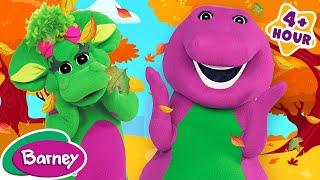 Colourful Autumn Leaves | Seasons for Kids | Barney the Dinosaur