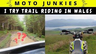 TRAIL RIDING IN WALES WITH MOTO JUNKIES