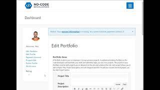 No-Code Developers - Dev - How do I create a Portfolio?