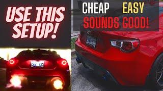 The BEST BUDGET Exhaust Set-Up For Your FRS/BRZ/86! *LOUD*