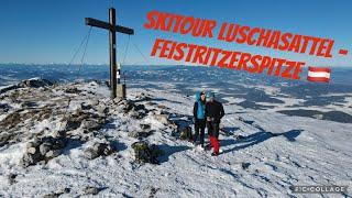 Skitour Luschasattel - Feistritzerspitze - Knieps - Talabfahrt Petzen 