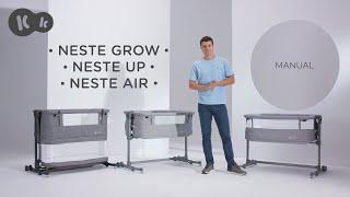 NESTE GROW, NESTE UP, NESTE AIR 2-in-1 co-sleeper cot | User manual