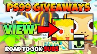 LIVE TONS OF HUGE GIVEAWAYS In Pet Simulator 99!