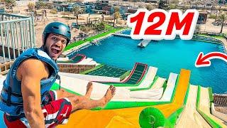 أطول زحليقة مائية في جبال حتتا ‍️ | HATTA WATER SLIDE