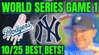 MLB Picks Today | FREE MLB Best Bets and Player Props! DODGERS vs. YANKEES WORLD SERIES GAME 1