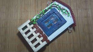 cardboard key holder recycling/Home crafts 110