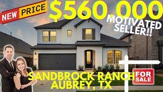 AUBREY TX HOMES FOR SALE - SANDBROCK RANCH - BEST DALLAS SUBURBS